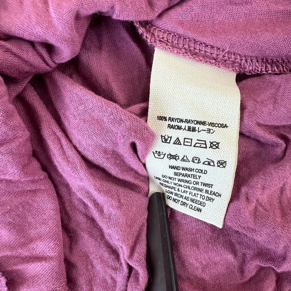 Free People Cast Your Net Washed Purple Sleeveless Back Net Boho Dress Size PS - Picture 7 of 11